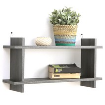 아라마 끼움 2층선반 600, 다크그레이