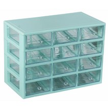 하라코리아 민트 4단 12칸서랍, 41.2 x 21.7 x 30 cm, 1개