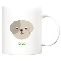 TBL 디자인 캐릭터 머그컵, 강아지, 1개