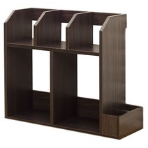 포메리트 필통 2단 책꽂이, 월넛, 1개