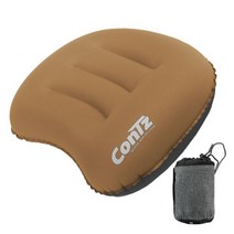 콘츠 베개 & 등받이쿠션 퀵 에어 베개, 피너츠브라운