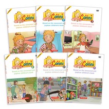 코니 유아영어 DVD 1집 6종 세트 + 영한대본, 6CD
