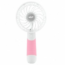 윈트 USB겸용 충전식 핸디팬 WF-2018S, 핑크