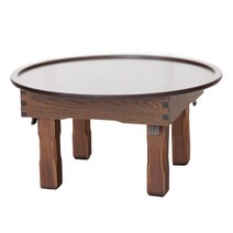 한목가구 노블상감 엔틱 원형 밥상 1.5, 혼합 색상