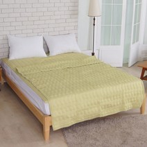 바이데코 대나무 도트 누빔 패드 겸 이불, 라임