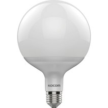 코콤 LED 볼램프 8W 95x145mm, 전구색, 1개