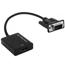 [미니vga] Coms HDMI to VGA 컨버터 노트북 모니터 연결