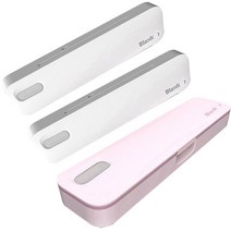 아이리버 휴대용 칫솔 살균기 세트 TBS-200 화이트 2p + 핑크, 화이트, 핑크