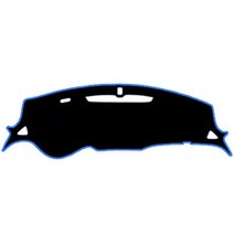 어바인 쉐보레 벨벳 매트블랙 대쉬보드커버 + 더스트백, 올뉴말리부 센터 무/LED 유, 블랙 + 스카이