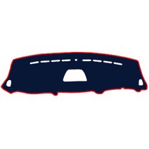 블루코드 벨벳 자동차 대쉬보드 커버 + 더스트백 현대, 현대 그랜드 스타렉스, 블루 + 레드