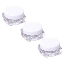 뷰티팝 여행용 크림 화장품 공병 3g, 화이트, 3개입