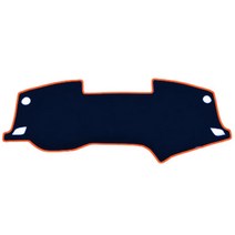 블루코드 차량용 벨벳 대쉬 보드 커버 현대 + 더스트백, LF 소나타(센터 무), 블루 + 오렌지