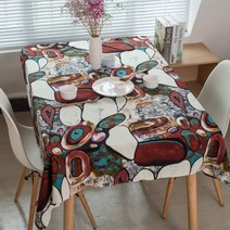 이코디 앱스트랙션 테이블 보, 그린, 140 x 180 cm