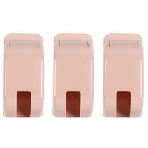 블럭마트 주방 비닐봉투 보관 정리함, 핑크, 3개입