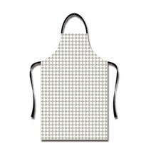 이코디 심플 패턴 앞치마, 체스, 1개