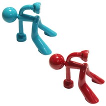 리버그린 자석 파워 열쇠걸이 2p 세트, 블루, 레드, 1세트