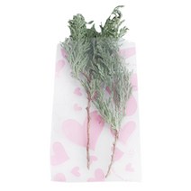 티나피크닉 분홍하트 비접착 포장 봉투 7 x 12 cm, 1개입, 100개