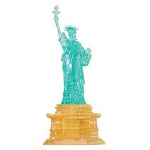 제루엘 자유의 여신상 3D 크리스탈퍼즐 JR0121, 78피스, 혼합 색상, 78피스