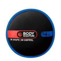 바디스컬쳐 플렉스벨 덤벨 4kg, 블랙 + 블루