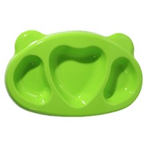 쁘띠누베 실리콘 유아식판, GREEN, 단품