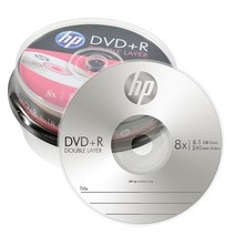 HP 8.5GB 8x 더블 레이어 공디스크 DVD R 케익 10p