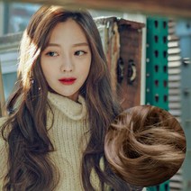 핑크에이지 리플레쉬펌 V라인 4피스 시밀러컬 슈프림사 붙임머리, MB1 밀크브라운, 1세트