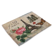 비케이 유럽 미국 식탁매트, 2, 가로 42cm x 세로 32cm