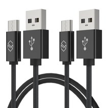 신지모루 메탈릭 USB C타입 고속충전 케이블 2m, C타입 CP-블랙(2M), 2개입