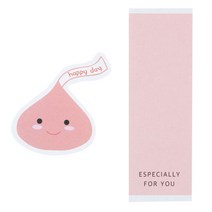 황씨네도시락 데코 스티커 이스페셜리 직사각 72p + 빅 초콜릿 72p, 혼합 색상, 1세트