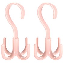 리버그린 360도 회전식 다용도걸이, 핑크, 2개입