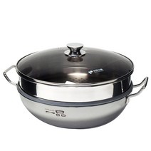 키친아트 일품 2단 찜냄비 인덕션 IH, 지름 28cm, 1개