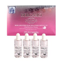 엘케이코스메틱 베르가모 퓨어 스네일 브라이트닝 앰플, 13ml, 4개입