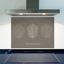 잇디자인 주방시트 심플나뭇잎, 1개