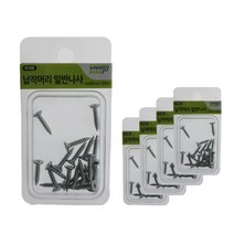 핸디맨 납작머리 일반나사 4 x 20 mm 20p, 5개입