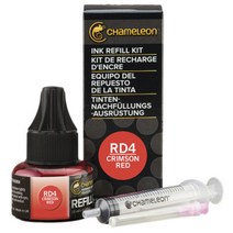 카멜레온 그라데이션 마커 잉크리필 키트 CT9001 RD4, 1색, 1개