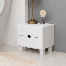 노아가구 호리2단 협탁, 화이트