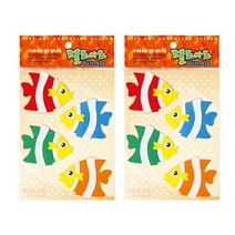 동기오피스 펠트아트 열대어 4p x 2세트, 열대어 A(DF-1094)