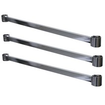 코랙 25파이 각파이프 15 x 25 x 350 mm 3p, 크롬