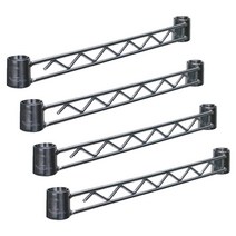 코랙 25파이 SF일자 지지대 1220mm 4p, 크롬