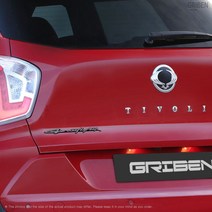 그리븐 쌍용 티볼리 에어 슬로건 튜닝 30253 차량용 엠블럼