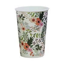 투고팩 종이컵 플라워 10온스, 1개