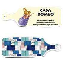 로엠디자인 서빙 도마 보드 2p 카사로메오 세트, 카사로메오, 청색체크, 1세트