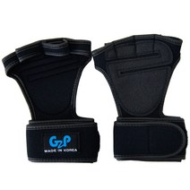 G2P 홈 트레이닝 손목 보호 4구 철봉 턱걸이 헬스장갑, 블랙