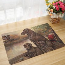 스윗리빙 도그 주방다용도 발매트, 21