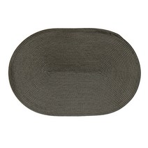 보웰 플레이팅 테이블매트, 다크 브라운, 타원형(45 x 30 cm)