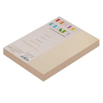 종이문화 친환경색지 레인보우카드 No.3 베이지, A5, 90매