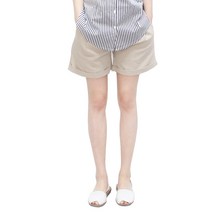 보리맘 임부용 린넨 주름 반바지