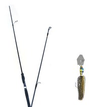 원다 하나린 루어낚싯대 662ML + 다미끼 스커트베이트 트램블 지그 14.2g, 01 BLUE GILL