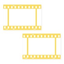 왈가닥스 7080 필름 메모지, YELLOW, 2개입