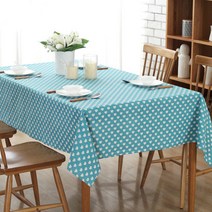 이코디 하트 체리쉬 테이블 보, 스카이, 100 x 140 cm
